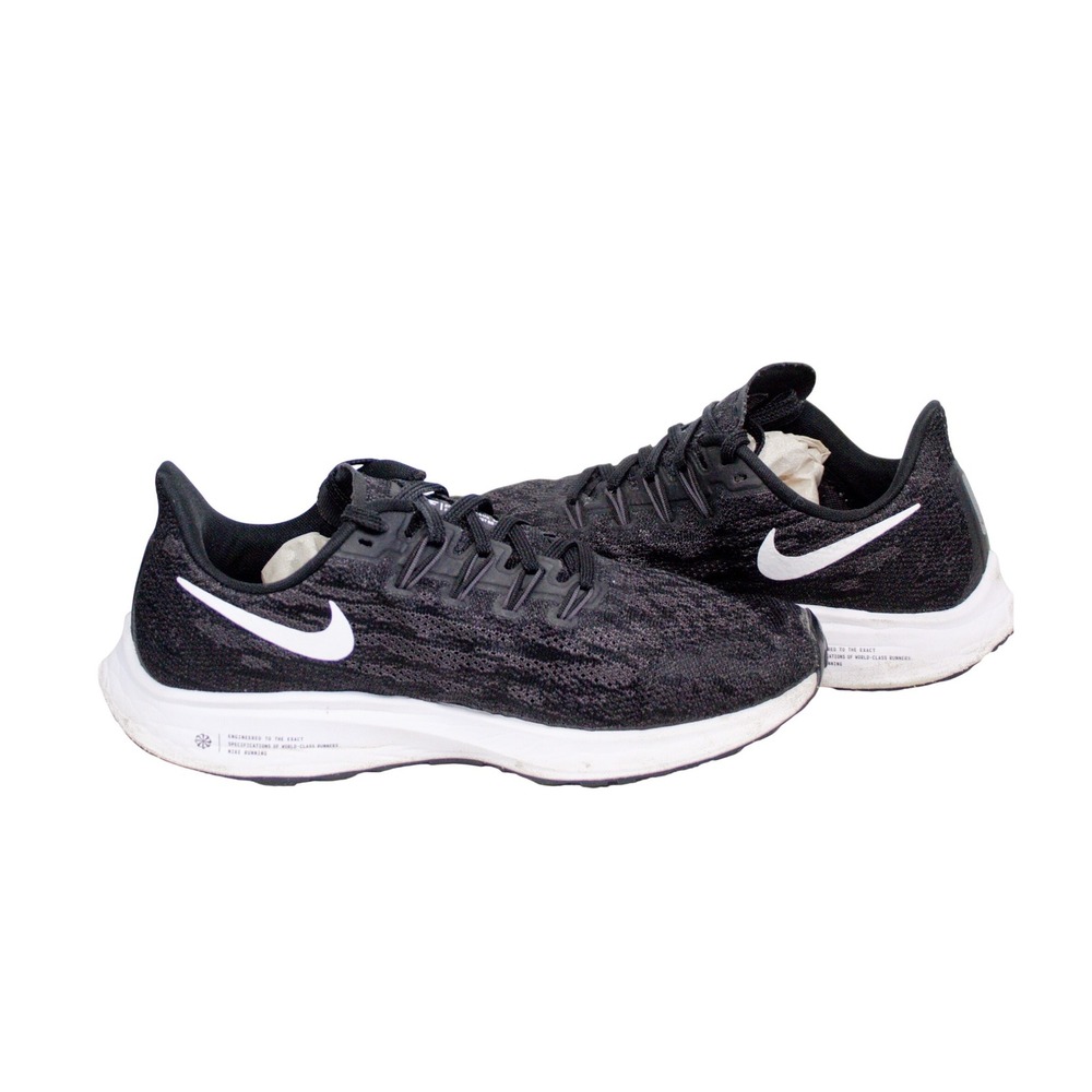 Nike Air Zoom Pegasus 36 Sneakers Black / White Athletic Shoes Women's Size 7 - Picture 4 of 7